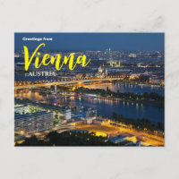 Voeux de Vienne Autriche Carte postale