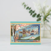 Voeux de voyage Oregon Carte postale (Debout devant)