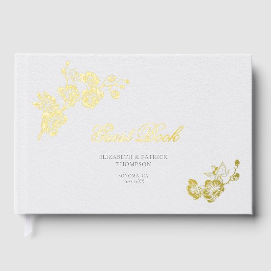 Vœux d'orchidée Ivory Formel Mariage Classique Enr (Recto)