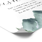 Vœux doux de bébé Livre d'or de la fête prénatale  (Coin)