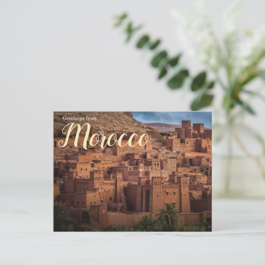 Voeux du Maroc Carte postale (Debout devant)