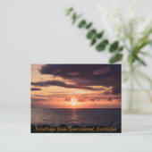 Voeux du Queensland Australie Carte postale (Debout devant)