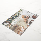 Vœux En Aluminium Carte de Noël Foil (Rotation)