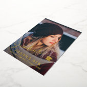 Vœux En Aluminium Carte photo de diplôme (Rotation)