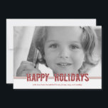 Voeux piqués Cartes de Noël/ Cartes photos de vaca<br><div class="desc">Envoyez vos souhaits de vacances avec ces cartes photos de vacances modernes et charmants de Berry Berry Sweet.</div>