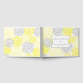 Voeux pour bébé, Baby shower livre d'hôtes, jaune (Complet)