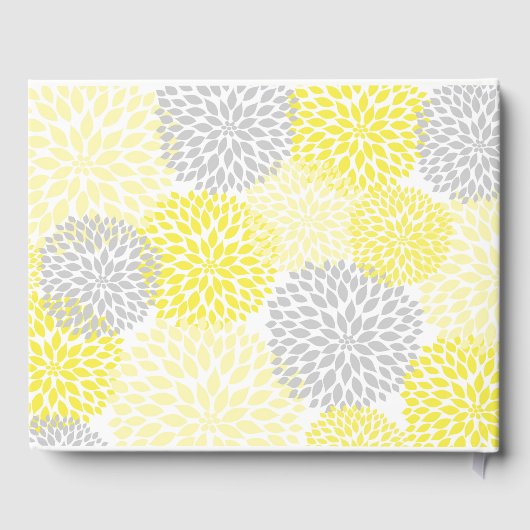 Voeux pour bébé, Baby shower livre d'hôtes, jaune (Verso)