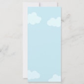 Voeux pour bébé - carte mémoire Baby shower (Dos)