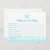 Voeux pour la Carte Bébé (Devant / Derrière)