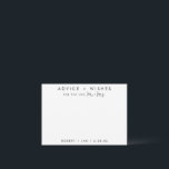 Voeux pour la nouvelle carte de conseil M & Mme Bl<br><div class="desc">Utilisez cette carte de voeux moderne à votre fête pour que les invités laissent une note personnelle à l'invité d'honneur. Ajoutez vos informations sur le formulaire modèle. Le menu d'édition avancée vous permet de modifier les couleurs et les polices.</div>