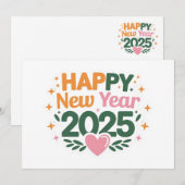 Vœux qui durent : Carte de vœux de fin d'année 202 (Devant / Derrière)