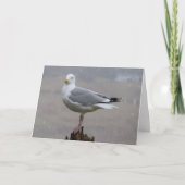 Voeux Seagull Ajouter une carte texte (Devant)