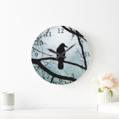 vogel 77 Crow Raven Grote Klok (Huis)