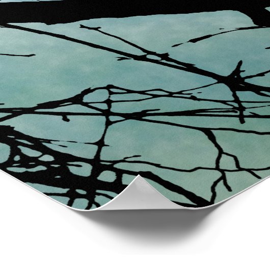 vogel 77 Crow Raven Poster (Hoek)