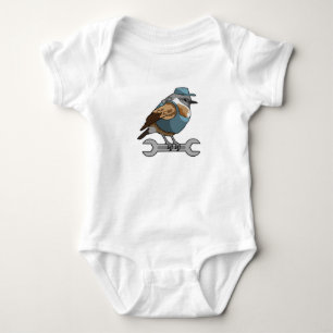 Vogel als Carftsman met Frans Romper