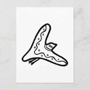 Vogel, Australische tekening (Aborigine) Briefkaart