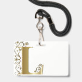 Vogel Badge (Voorzijde met lanyard)