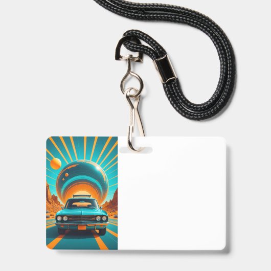 Vogel Badge (Achterkant met lanyard)