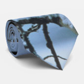 Vogel/Bald Eagle in wintersneeuw Stropdas (Opgerold)