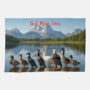 Vogel Beste Moeder Ooit Gepersonaliseerde Keuken H Theedoek