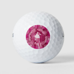 Vogel bloem des levens golfballen