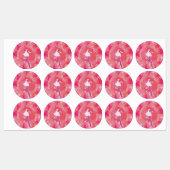 Vogel bloem des levens labels (Vel)