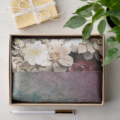 Vogel & Bloemen, demask patchwork patronen decoupa Tissuepapier (Geschenk)