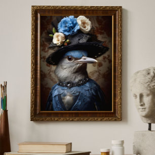 Vogel Bloemen Pet Jurk Decoupage Tissuepapier