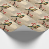  vogel cadeaupapier (Hoek)