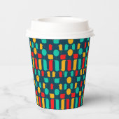 Vogel Cartoon  Papieren Bekers (Achterkant)