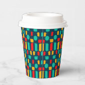 Vogel Cartoon  Papieren Bekers (Rechts)