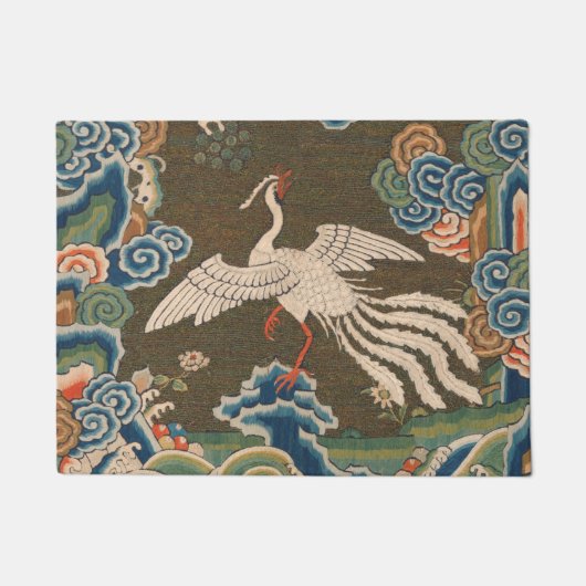 Vogel Chinees Antiek Decor Deurmat (Voorkant)