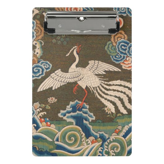 Vogel Chinees Antiek Decor Mini Klembord (Voorkant)