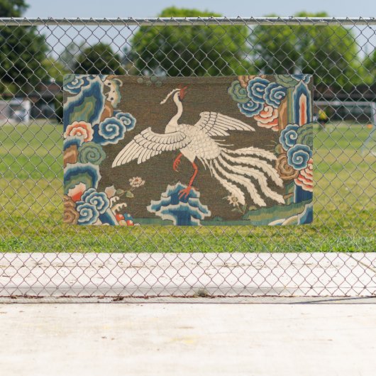 Vogel Chinees Antiek Decor Spandoek (Insitu)