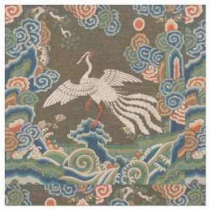 Vogel Chinees Antiek Decor Stof