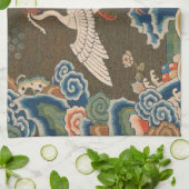 Vogel Chinees Antiek Decor Theedoek (Gevouwen)