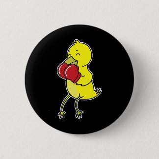 Vogel Doet Boksen  Ronde Button 5,7 Cm