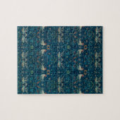 Vogel door William Morris,  Tuin Textielkunst Legpuzzel (Horizontaal)
