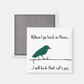 Vogel droommagneet magneet (Voorkant / Achterkant)