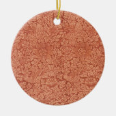 Vogel en Anemone van William Morris,  Natuur Keramisch Ornament (Voorkant)