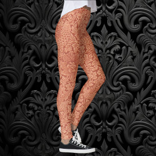 Vogel en Anemone van William Morris, Natuur Leggings