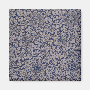 Vogel en Anemoon door William Morris Vintage Patro Magneet