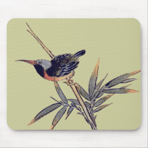 vogel en bamboe 2 muismat
