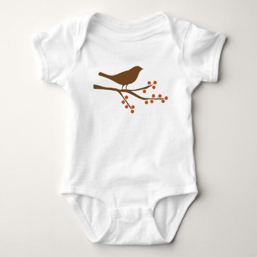 Vogel en bessen romper (Voorkant)
