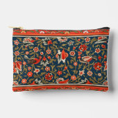 Vogel en bloem Perzisch blauw rood patroon Etui (Voorkant)