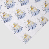  vogel en bloemen tissuepapier (Detail)