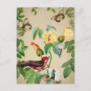 vogel- en botervliegen briefkaart