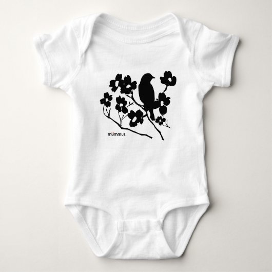 Vogel en Dogwood Romper (Voorkant)