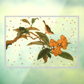 Vogel- en fruitraamkoeling raamsticker (Vel 3)