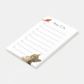 Vogel- en katdingen om te doen Notities Post-it® Notes (Schuin)